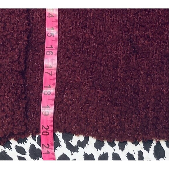 Pink Rose Burgundy Women's Super Soft Sweater Size Small - Picture 4 of 9